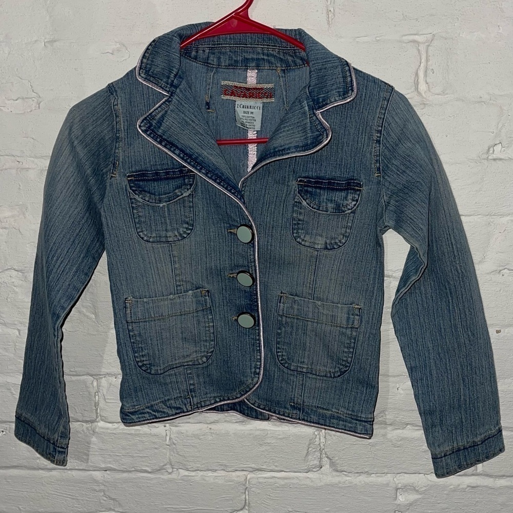 Vintage Z Cavaricci Girls Jean Jacket M